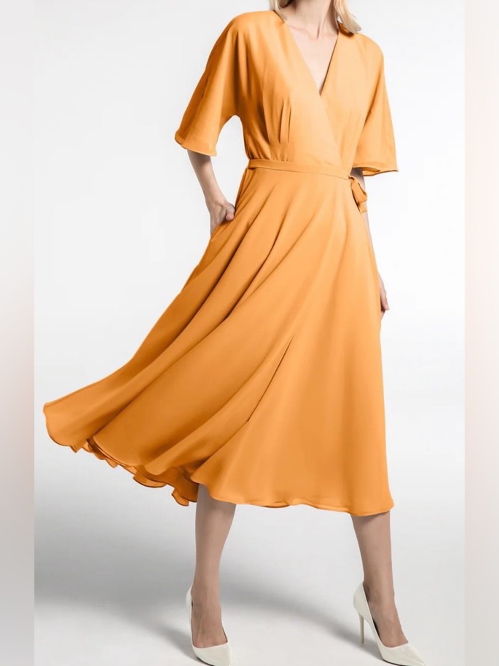 Babaroni Zona Dress - Tangerine